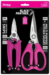 Sterling 185mm Black Panther Pink Industrial Snips  / 205mm Industrial Scissors - 29-721PC1
