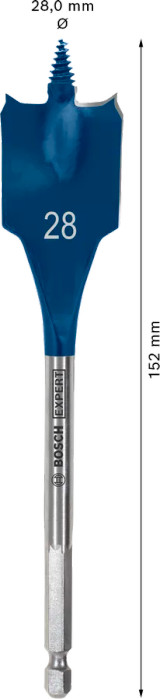 Bosch EXPERT Self Cut Speed Wood Spade Drill Bit 28x152 MM - 2608900324