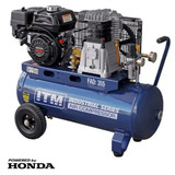 Order In - ITM Belt Drive Air Compressor Honda Engine Petrol 5.5HP 60L Tank FAD 355L/min - TM352-55060