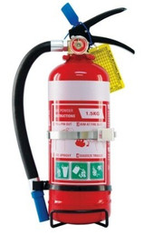 Megafire Extinguisher 1.5Kg C/W Vehicle Bracekt - MF15ABE