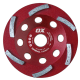 Order In - OX Pro Radial Segment Cup Wheel 6 Segments 125 MM - OX-PCRB-5/6