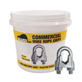 Beaver Wire Rope Grip Electro Galvanised Commercial 8 MM - 301208P