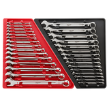 Milwaukee Combination Wrench Set Metric & SAE 30 Piece - MWRE30