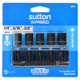 Order In - Sutton SupaTorq Magnetic Nutsetter Set 1/4"-3/8" 50mm 5 Pack Stack-In Stack Rack - S230S05B