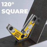 Order In - Strong Hand Magnet Corner Pull Force 60 & 90 Degree 14Kg  2 Pack - MST327