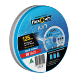 Flexovit ION Cordless Cut Off Disc 125 x 1 MM 10 Piece - 66252839399