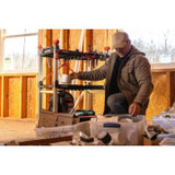 Crescent SITERUNNER Foldable Heavy Duty Jobsite Three Shelf Cart Large - F3SCBL