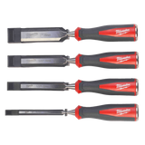 Order In - Milwaukee 4pc Beveled Edge Chisel Set - 4932479897