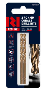 Order In - Redline Cobalt Drill Bits 4 MM 2 Piece - RL410377