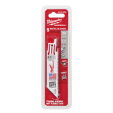 Order In - Milwaukee SAWZALL™ Thin Kerf Metal 100 MM 3-15/16" 10TPI Blade 5 Pack - 48005090