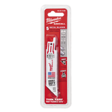 Order In - Milwaukee SAWZALL™ Thin Kerf Metal 100 MM 3-15/16" 24TPI Blade 5 Pack - 48005185