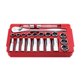Order In - Milwaukee Ratchet & Socket Set SAE 1/2" Drive 22 Piece - 48229410