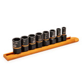 Gearwrench Bolt Biter™ Impact Extraction Socket Set 1/4" & 3/8" Drive 8 Piece - 84782