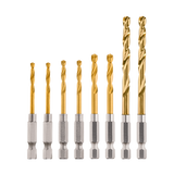 Order In - Milwaukee SHOCKWAVE™ Red Helix Titanium Drill Bit Rivet Size Set 8 Pack - 48894868