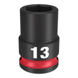 Order In - Milwaukee SHOCKWAVE™ Standard 6 Point Impact Socket 13 MM 3/8" Drive" Drive - 49666137