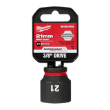 Order In - Milwaukee SHOCKWAVE™ Standard 6 Point Impact Socket 21 MM 3/8" Drive" Drive - 49666144