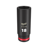 Order In - Milwaukee SHOCKWAVE™ Deep 6 Point Impact Socket 18 MM 3/8" Drive - 49666160