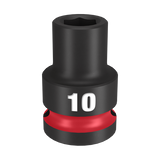 Order In - Milwaukee SHOCKWAVE™ Standard 6 Point Impact Socket 10 MM 1/2" Drive - 49666242