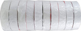 Order In - Cabac Insulation Tape White Pack Of 10 Rolls - 1TWH/10
