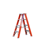 Order In - INDALEX FG 180KG Pro Double Sided Step Ladder 1.2M - PROSF4D
