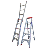 Order In - INDALEX AL 150KG Dual Purpose Step Ladder 1.5-2.6M - TRDDP5