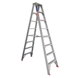 Order In - INDALEX AL 135KG Double Sided Step Ladder 2.4M - TRDS8D