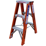 Order In - INDALEX FG 150KG Double Sided Step Ladder 0.9M - TRDSF3D
