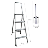 Order In - INDALEX AL 100KG Single Sided Step Ladder 1.2M - TT110