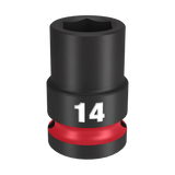 Order In - Milwaukee SHOCKWAVE™ Standard 6 Point Impact Socket 14 MM 1/2" Drive - 49666246