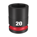 Order In - Milwaukee SHOCKWAVE™ Standard 6 Point Impact Socket 20 MM 1/2" Drive - 49666252