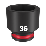 Order In - Milwaukee SHOCKWAVE™ Standard 6 Point Impact Socket 36 MM 1/2" Drive - 49666268