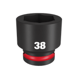 Order In - Milwaukee SHOCKWAVE™ Standard 6 Point Impact Socket 38 MM 3/4" Drive - 49666376