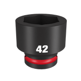 Order In - Milwaukee SHOCKWAVE™ Standard 6 Point Impact Socket 42 MM 3/4" Drive - 49666380