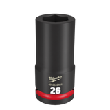 Order In - Milwaukee SHOCKWAVE™ Deep 6 Point Impact Socket 26 MM 3/4" Drive - 49666401