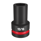 Order In - Milwaukee SHOCKWAVE™ Standard 6 Point Impact Socket 15/16"   1" Drive - 49666503
