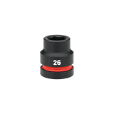 Order In - Milwaukee SHOCKWAVE™ 26mm Standard 6 Point Impact Socket 26mm 1" Drive - 49666591