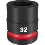 Order In - Milwaukee SHOCKWAVE™ 32mm Standard 6 Point Impact Socket 32mm 1" Drive - 49666597