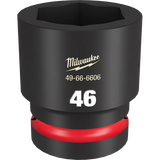 Order In - Milwaukee SHOCKWAVE™ 46mm Standard 6 Point Impact Socket 46mm 1" Drive - 49666606