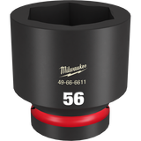 Order In - Milwaukee SHOCKWAVE™ 56mm Standard 6 Point Impact Socket 56mm 1" Drive - 49666611