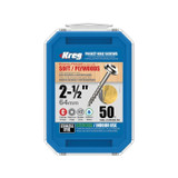 Order In - KREG Pocket Hole Screws Coarse Stainless Steel 64mm 50 Piece - KR-SMLC250S5-50