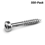 Order In - Kreg Pocket Hole Screws Fine/Pan Head  Zinc 25 MM  500 Pack - KR-SPSF1-500