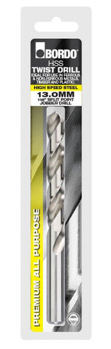 Bordo Twist Drill Bit HSS Jobber 10.2mm - 2007-10.20S