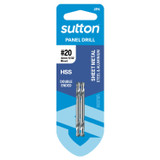 Order In - Sutton Snappy Hex Shank Adaptor & HSS Double Single Panel Drill 1/8" - D225H0318