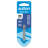 Order In - Sutton Snappy Hex Shank Adaptor & HSS Single Ended Panel Drill #20 - D225H0409