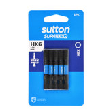 Order In - Sutton SupaTorq Screwdriver Bit Hex HX5 x 25mm 2 Pack - S206H02A05