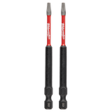 Order In - Milwaukee SHOCKWAVE™ Powe Bit Square Recess #1 89 MM 3-1.2" 2 Pack - 48324670