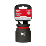 Order In - Milwaukee SHOCKWAVE™ Standard 6 Point Impact Socket 3/4" Drive 34 MM - 49666372