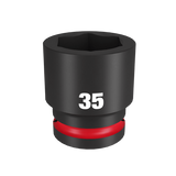 Order In - Milwaukee SHOCKWAVE™ Standard 6 Point Impact Socket 3/4" Drive 35 MM - 49666373