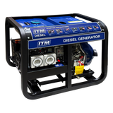 Order In - ITM Diesel Generator Open Frame 6500W Peak Electric Start - TM524-6500