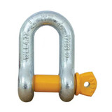 ITM Bow Shackle Yellow Pin GS Screw Pin 0.5 Tonne Body 6 MM - TM9220-00506